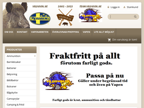 'vildsvin.se' screenshot
