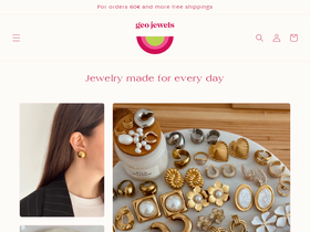 geo-jewels.com homepage screenshot