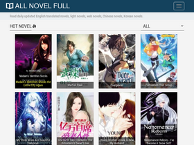 'allnovelfull.com' screenshot
