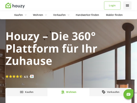 'houzy.ch' screenshot