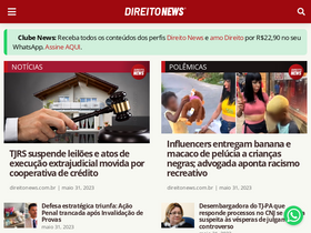 'direitonews.com.br' screenshot