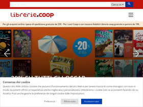 'librerie.coop' screenshot