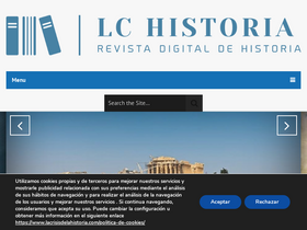 'lacrisisdelahistoria.com' screenshot