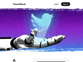 'tweetdeck.com' screenshot