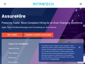 'assurehire.com' screenshot