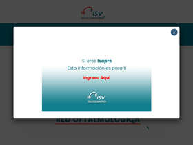 'clinicaisv.cl' screenshot