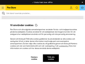 'penstore.se' screenshot