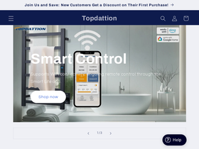 Topdattion homepage screenshot