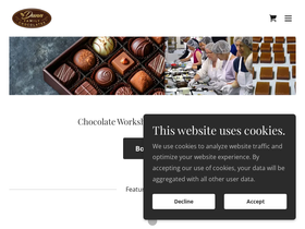 dunnfamilychocolates.com homepage screenshot