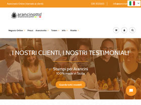 arancinotto.it homepage screenshot