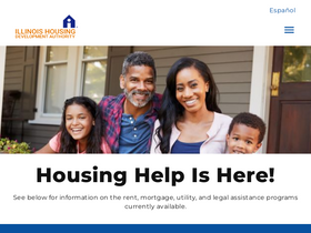 'illinoishousinghelp.org' screenshot