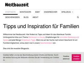 'nestbauzeit.de' screenshot