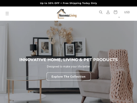 nouveauliving.com homepage screenshot