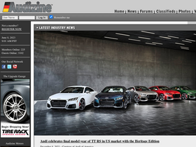 'audizine.com' screenshot