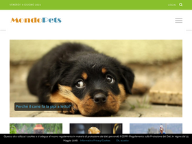 'mondopets.it' screenshot
