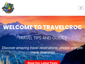 'travelcroc.com' screenshot