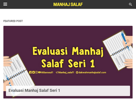 'dakwahmanhajsalaf.com' screenshot
