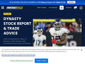 'fantasypros.com' screenshot