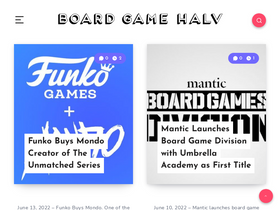 'boardgamehalv.com' screenshot