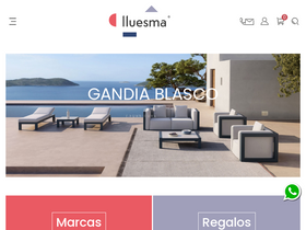 'muebleslluesma.com' screenshot