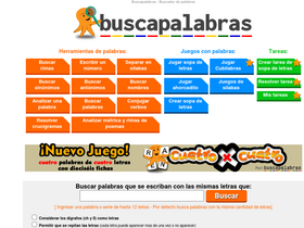 'buscapalabras.com.ar' screenshot