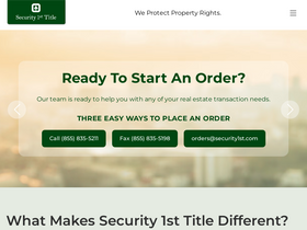 security1st.com