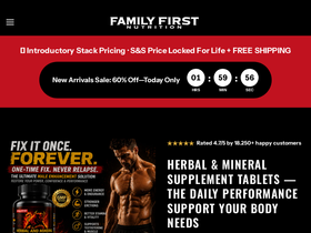 familynutrition.shop homepage screenshot