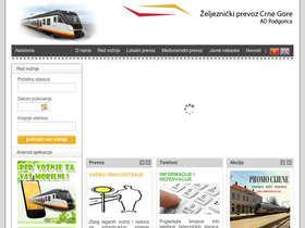 'zcg-prevoz.me' screenshot