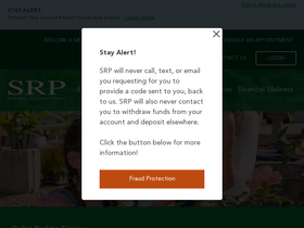 'srpfcu.org' screenshot