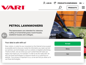 'vari.cz' screenshot