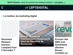 'leptidigital.fr' screenshot