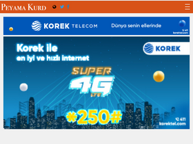 'peyamakurd.com' screenshot