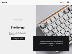 'modedesigns.com' screenshot