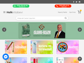 'halkkitabevi.com' screenshot