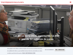 'usal.es' screenshot