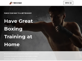 'punchingbagsguide.com' screenshot