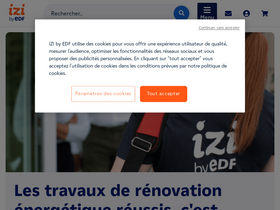 'izi-by-edf-renov.fr' screenshot