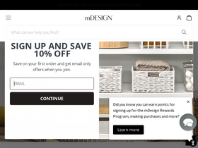 'mdesignhomedecor.com' screenshot