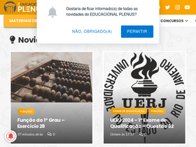 'educacionalplenus.com.br' screenshot