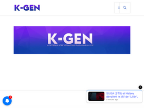 'k-gen.fr' screenshot