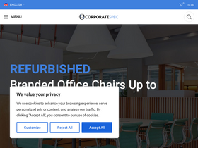 'corporatespec.com' screenshot