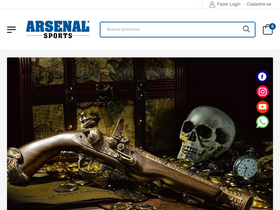 'arsenalsports.com' screenshot