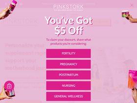 'pinkstork.com' screenshot