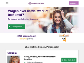 'mediumchat.be' screenshot