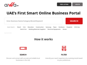 'aiwa.ae' screenshot