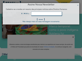 'brasildedireitos.org.br' screenshot