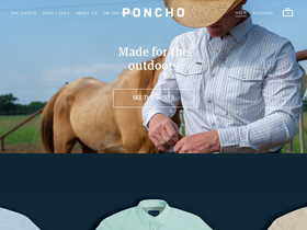 'ponchooutdoors.com' screenshot