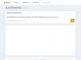 'azstats.org' screenshot