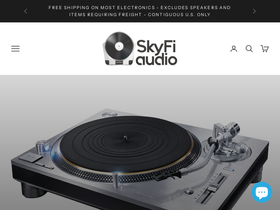'skyfiaudio.com' screenshot