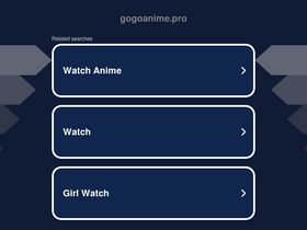 'gogoanime.pro' screenshot